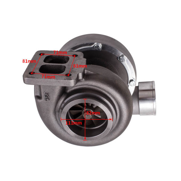 Maxpeedingrods GT45 T4 Upgrade Racing Turbo charger - obrazek 2