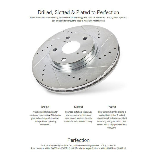 Power Stop® - Evolution Drilled and Slotted - obrazek 3